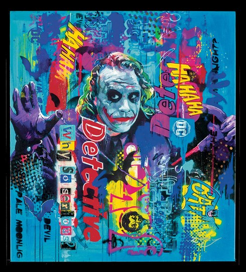 Why So Serious by Zinsky - Framed Glazed Paper on Board